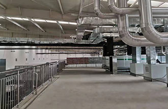 3月3日，湖北省某食品加工廠潔凈廠房凈化工程收尾中